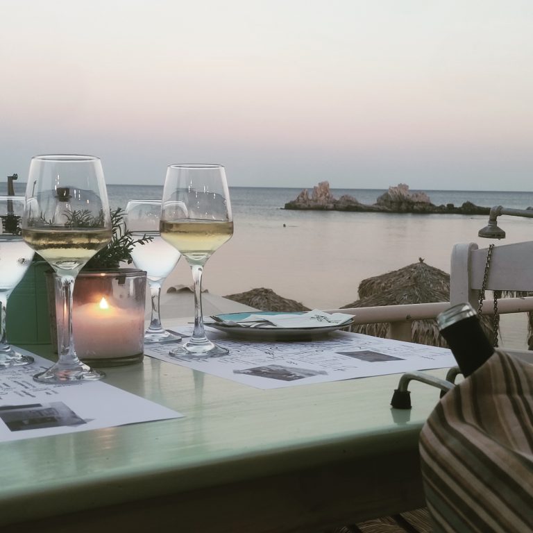 Traditional Greek dishes served at Taverna Maria